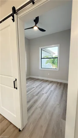 Den/Office door off from LVR