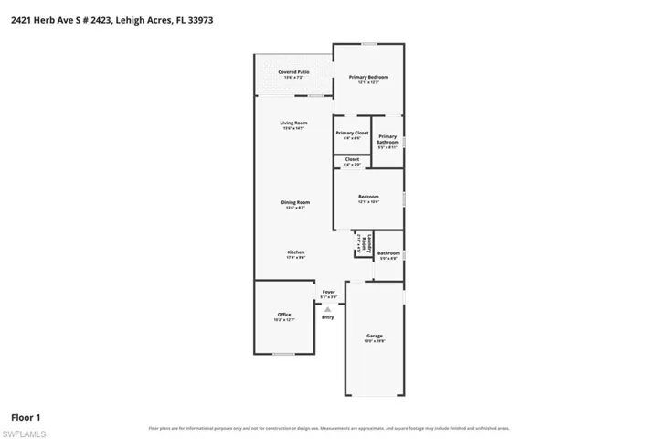 2421 Herb Ave S, Lehigh Acres, Florida 33973