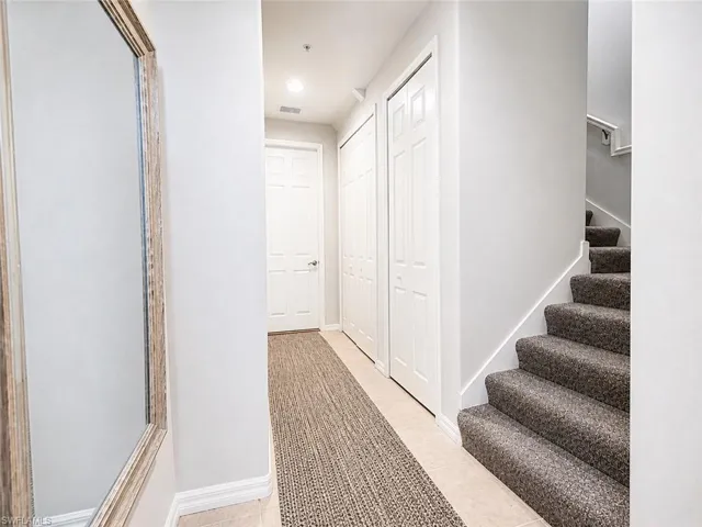 Stairs to loft and guest bedroom