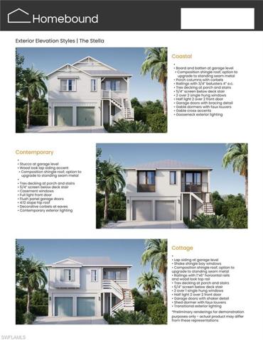 Different models for this lot by Homebound. Survey needed to confirm sizes