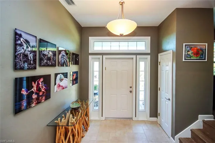 Entrance foyer featuring plenty of natural light