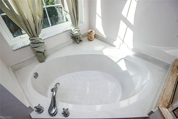 Room details with a bathing tub