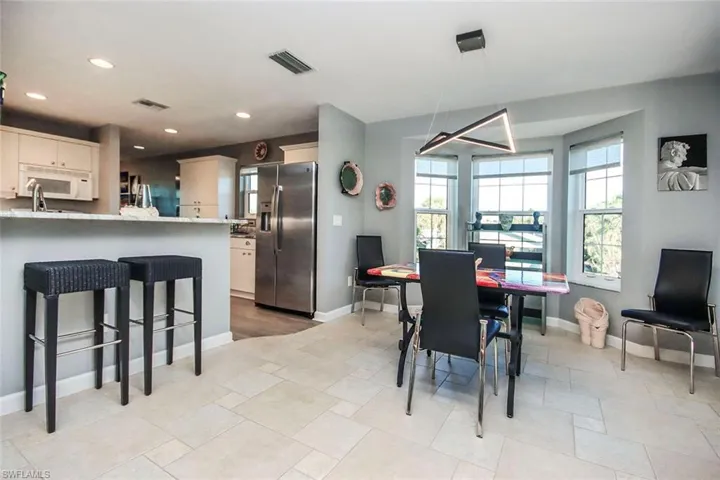 View of dining room