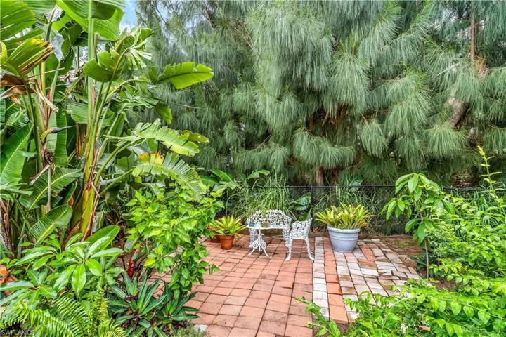 View of patio