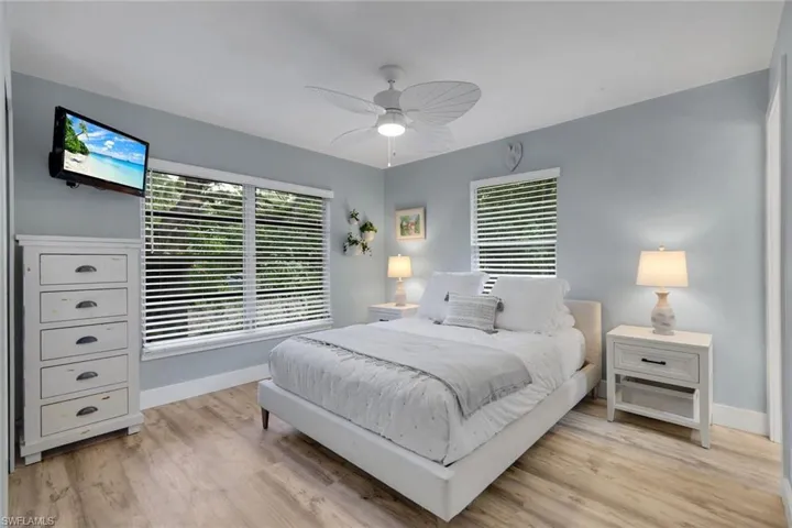 Primary bedroom will be your retreat at day's end.