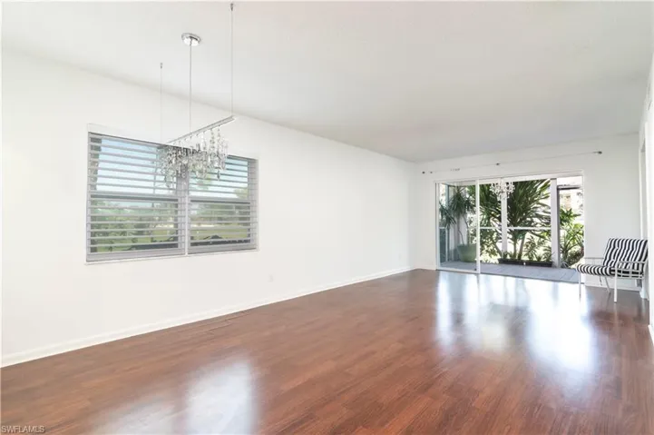 View from Kitchen + Dining Area