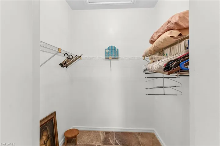 Spacious closet
