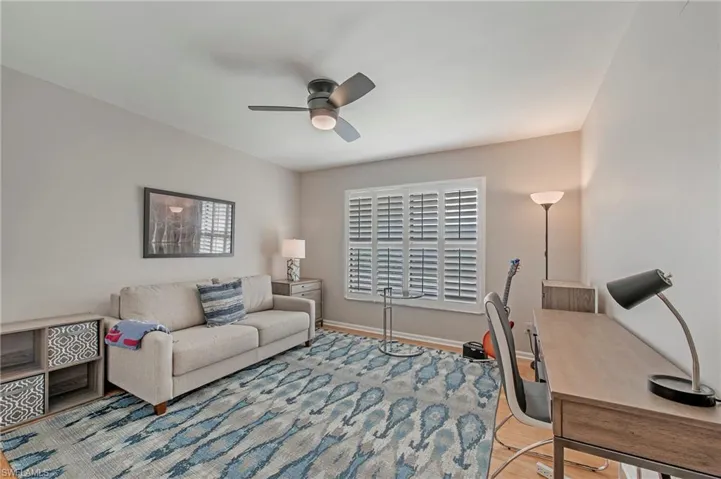 2nd bedroom with pull out sleeper couch.