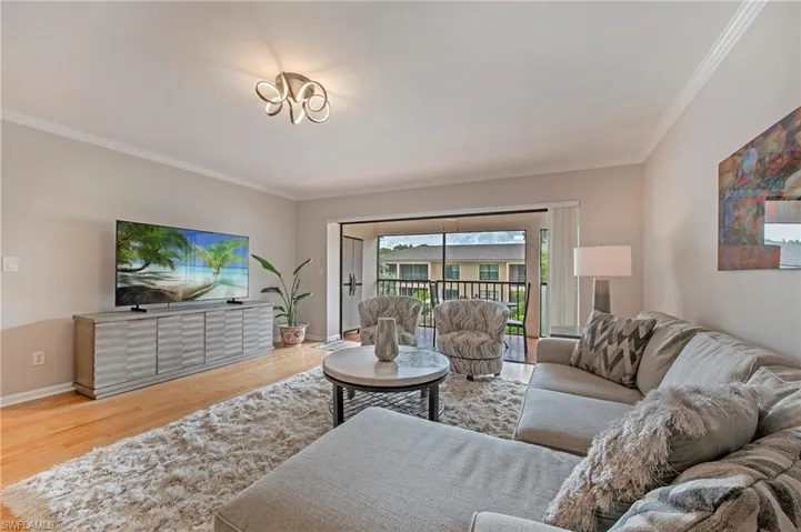 Spacious living area.