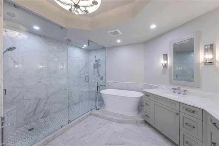 Marble Primary bathroom