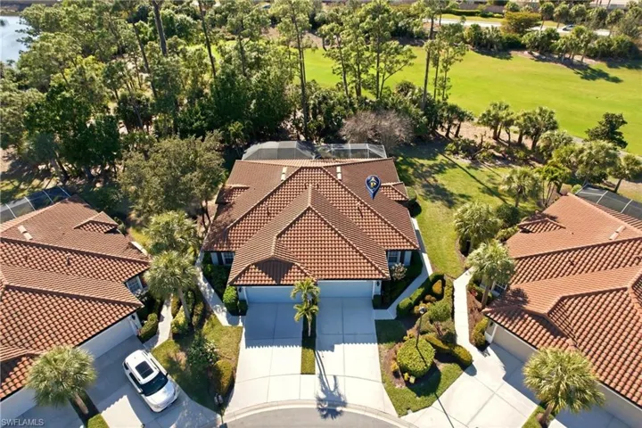 View oh home with golf course beyond