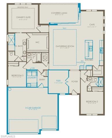 Floor plan with structurals