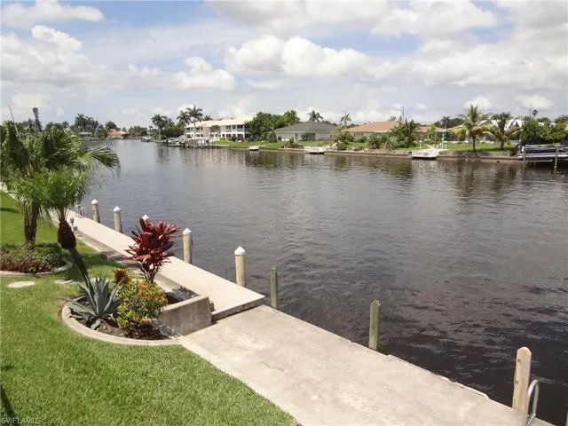 View of dock featuring a WIDE water view