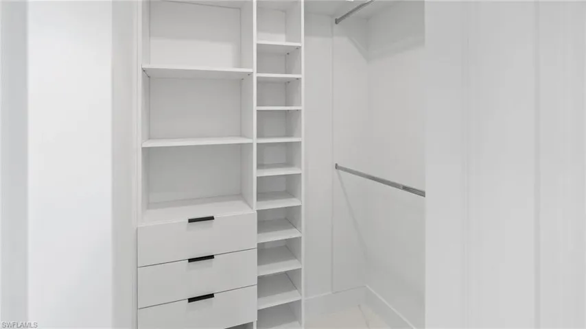 View of spacious closet
