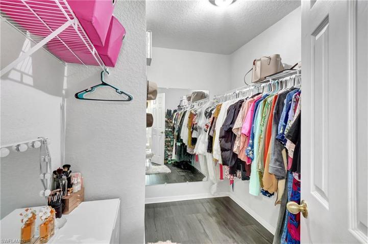 Master walk in closet