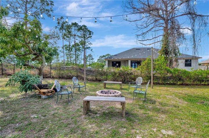 Fire pit area