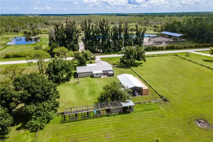 Drone / aerial view with a rural view