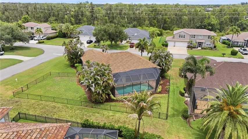 Oversized yard with fence