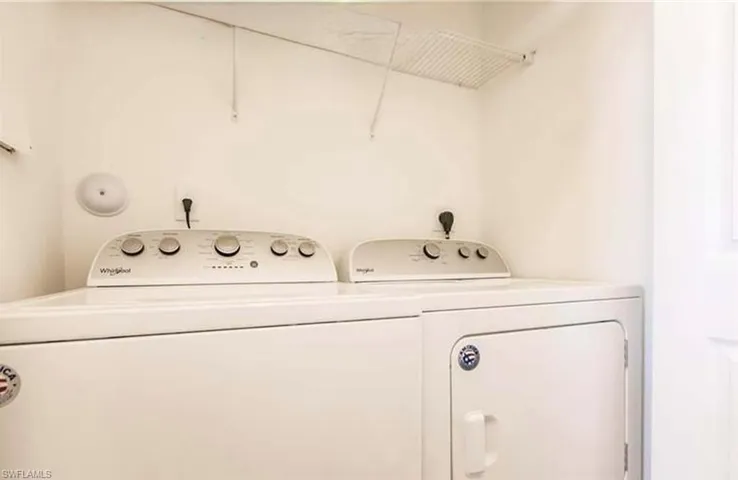 Laundry room featuring washer and dryer