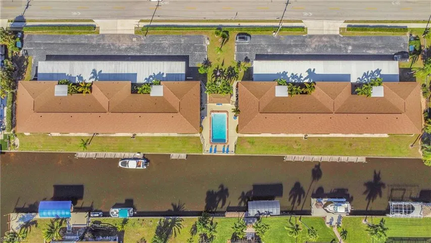 Newer roofs on Bella Vista buildings of which each contains 10 units. Each unit has an assigned parking spot under the carport. Several covered and uncovered guest spots are available.