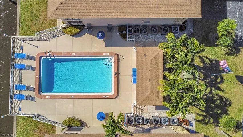 Waterfront heated pool at Bella Vista.