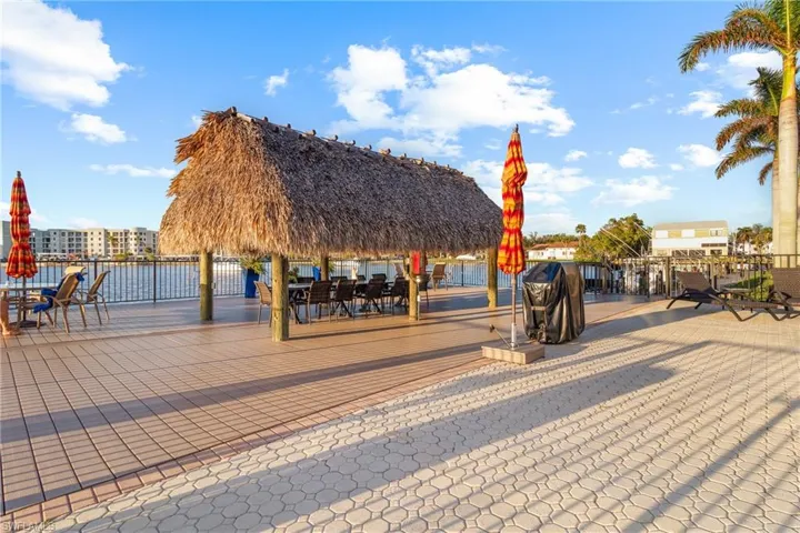 View of property's community with a water view
