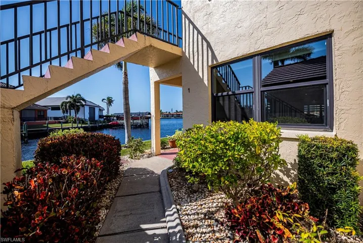 View of patio featuring a water view