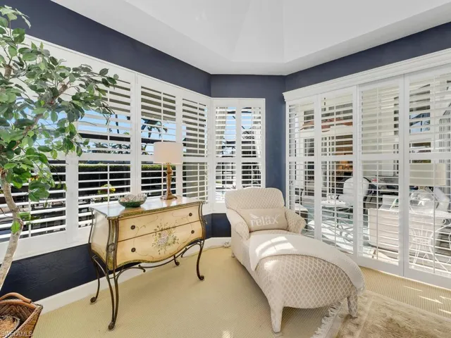 Living area featuring carpet floors
