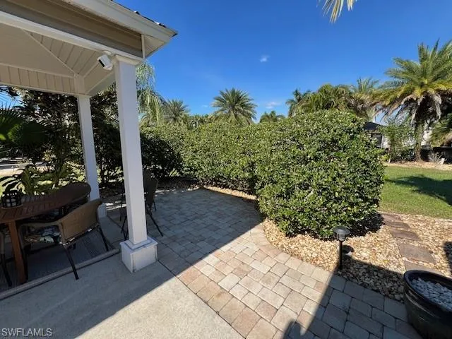 View of patio