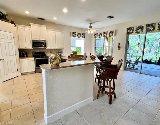 Kitchen with walk-in pantry