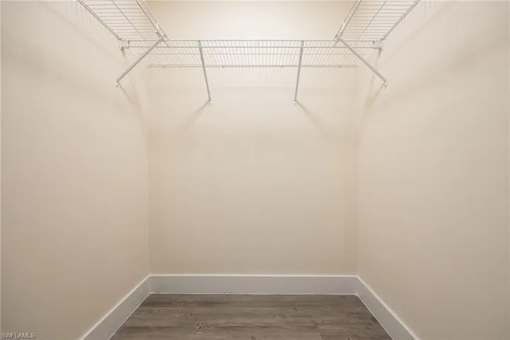 Primary walk in closet