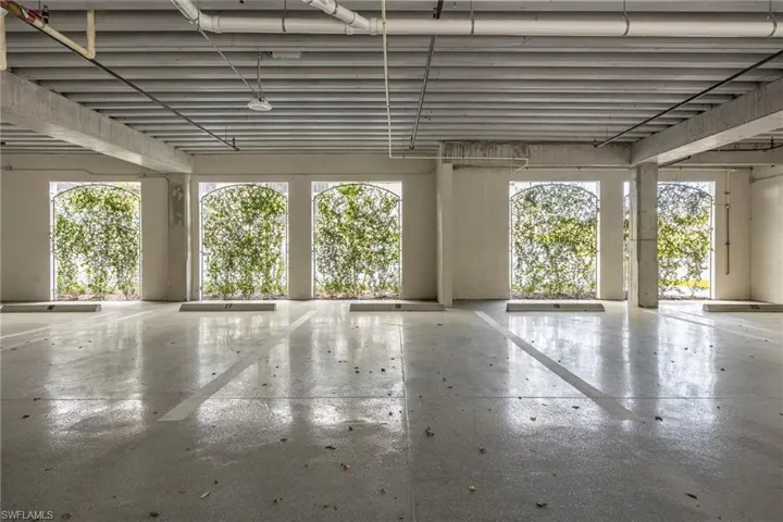 View of parking garage
