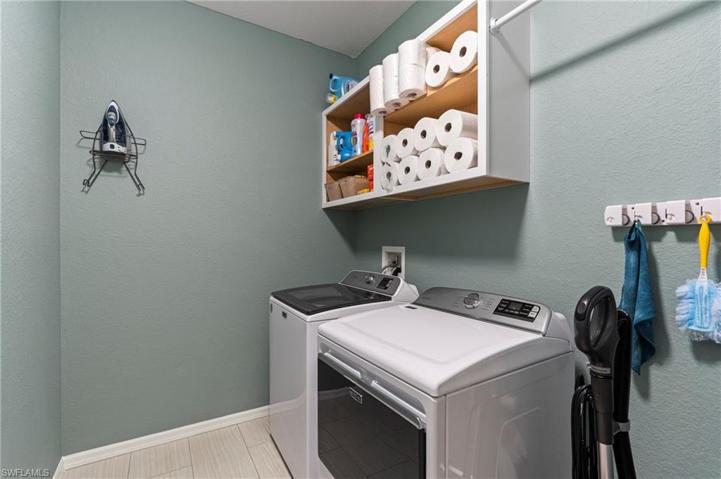 Large Laundry Room w/ Storage