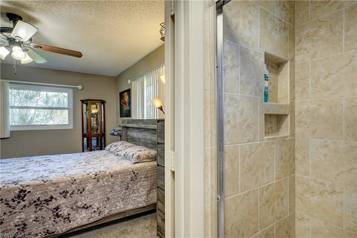 The convenience of an easy access, stand-up shower