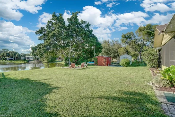 The shed is 10' x 10' for your basic storage needs