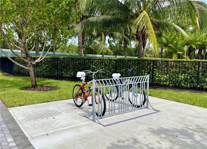 Bike Rack outside Clubhouse.
