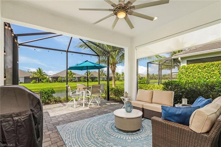 Extended Brick Pavered Screened Lanai.