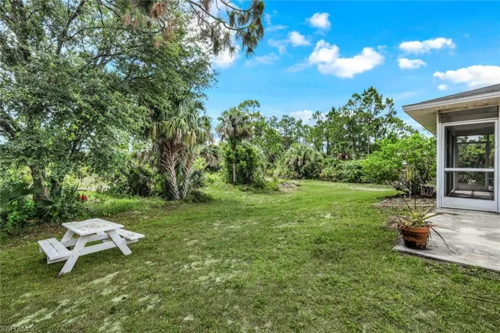 View of yard featuring a patio