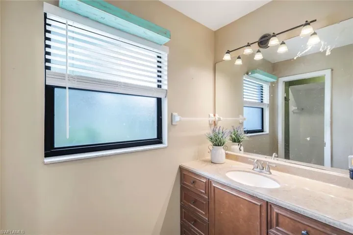 Bathroom with large vanity