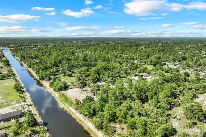 Canal behind property