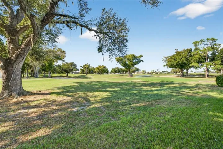 View of golf course