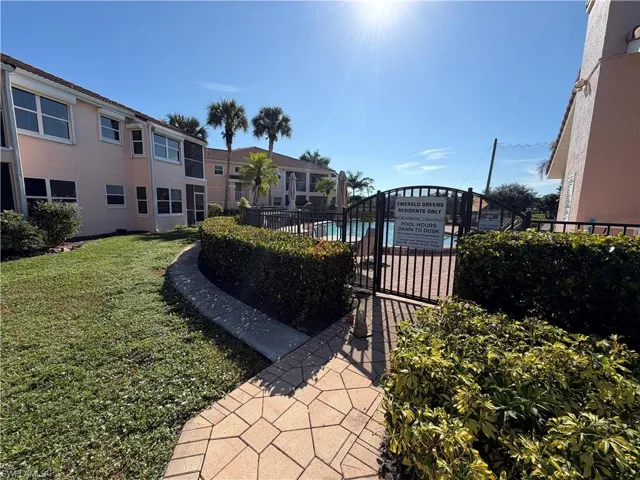 Community pool view