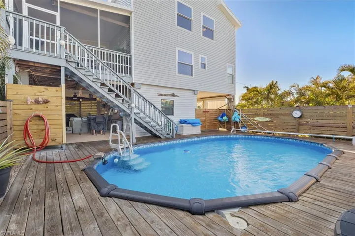 View of pool