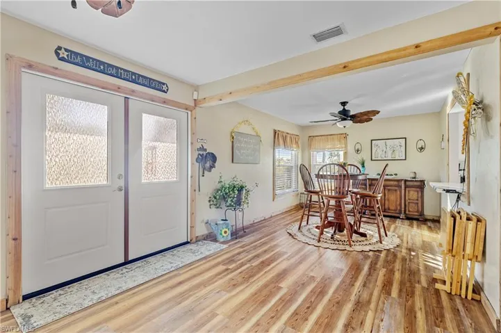 Front entry double doors