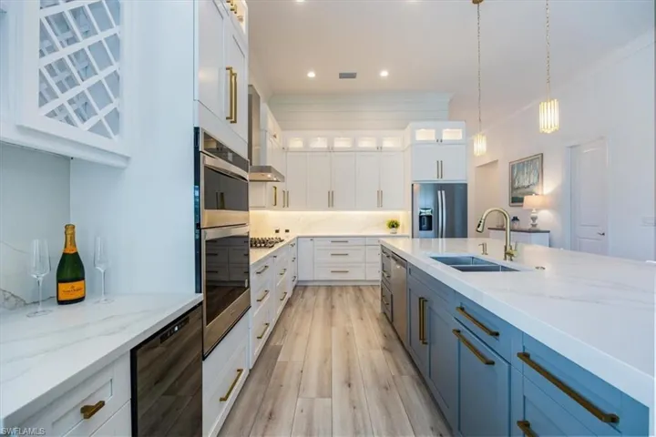 Newly Built Chef's Kitchen w/ Wine Cooler