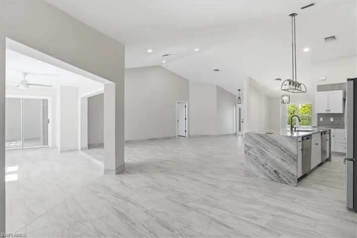 LIVING ROOM, SUNROOM, FLEX AREA