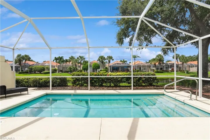 residence pool with water view