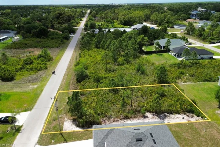 Vacant land parcel featuring mature trees and natural vegetation
