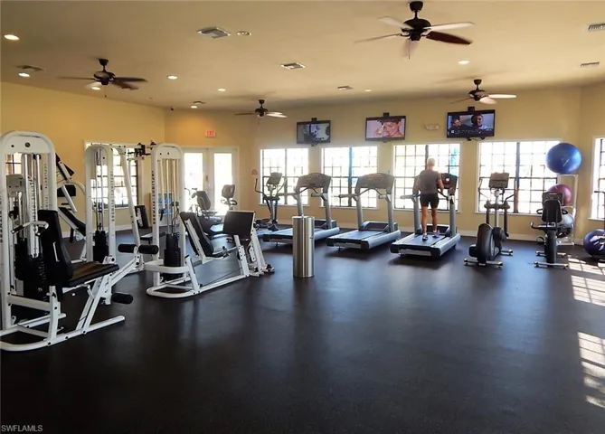 View of workout area