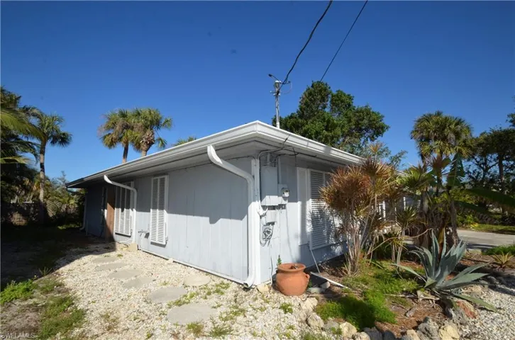 South (left) side of home.